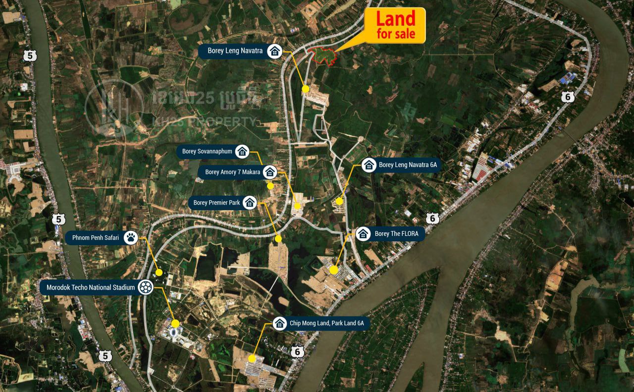 ដីទំនេរសម្រាប់លក់/ Vacant land for sale